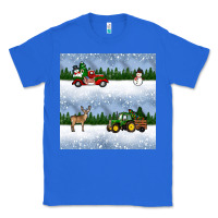 True Royal christmas snow truck seamless pattern Classic Tee - BundleAndBundleShop