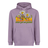 Lavender bloom where you are planted Heavyweight Hoodie - NancyCooperArtShop