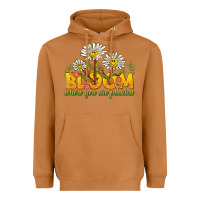 Meerkat bloom where you are planted Heavyweight Hoodie - NancyCooperArtShop