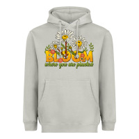 Moon Dust bloom where you are planted Heavyweight Hoodie - NancyCooperArtShop
