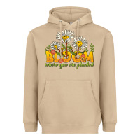 Mushroom bloom where you are planted Heavyweight Hoodie - NancyCooperArtShop