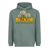 Sage bloom where you are planted Heavyweight Hoodie - NancyCooperArtShop
