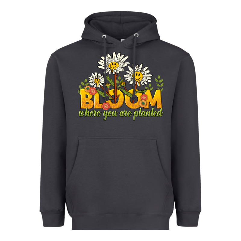 Bloom Where You Are Planted Heavyweight Hoodie by NancyCooperArtShop | Teevron