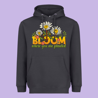 Bloom Where You Are Planted Heavyweight Hoodie Designed By Nancycooperartshop