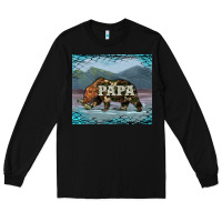Black papa bear tumbler Long Sleeve Tee - Artiststas