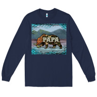 Papa Bear Tumbler Long Sleeve Tee | Teevron