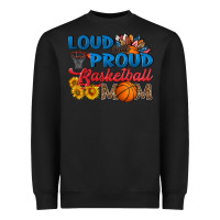 Black loud and proud basketball mom Heavyweight Sweatshirt - HRA Design Shop