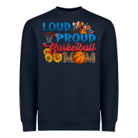 Navy loud and proud basketball mom Heavyweight Sweatshirt - HRA Design Shop