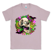 Lilac halloween skull Classic Tee - AdoDesignShop