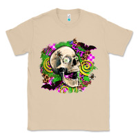 Mushroom halloween skull Classic Tee - AdoDesignShop