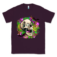 Plum halloween skull Classic Tee - AdoDesignShop