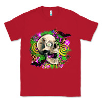 Red halloween skull Classic Tee - AdoDesignShop