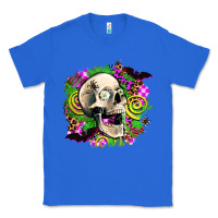 True Royal halloween skull Classic Tee - AdoDesignShop