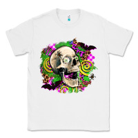 White halloween skull Classic Tee - AdoDesignShop