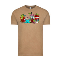 Vintage Coffee wine coffee cups Vintage Tee - AdoDesignShop