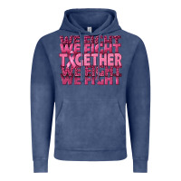Vintage Denim Together We Fight Vintage Hoodie - texasbilliewilder