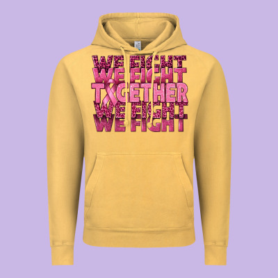 Together We Fight Vintage Hoodie Designed By Texasbilliewilder