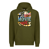 Army Green movie night Premium Hoodie - Artiststas