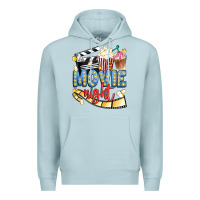 Blue Mist movie night Premium Hoodie - Artiststas