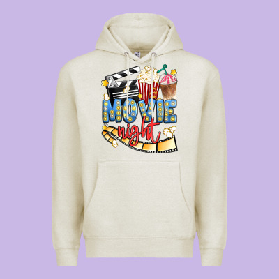 Movie Night Premium Hoodie Designed By Artiststas