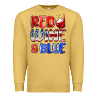 Antique Gold red wine and blue Premium Sweatshirt - MaliasSmallBusiness