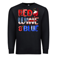 Black red wine and blue Premium Sweatshirt - MaliasSmallBusiness
