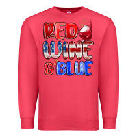 Cardinal red wine and blue Premium Sweatshirt - MaliasSmallBusiness