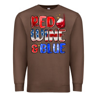 Chestnut red wine and blue Premium Sweatshirt - MaliasSmallBusiness