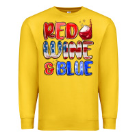 Lemon red wine and blue Premium Sweatshirt - MaliasSmallBusiness