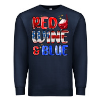 Navy red wine and blue Premium Sweatshirt - MaliasSmallBusiness