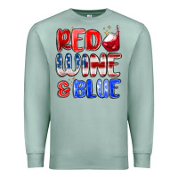 Seafoam red wine and blue Premium Sweatshirt - MaliasSmallBusiness