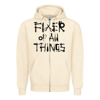 Sandshell Fixer Of All Things Zipper Hoodie - LillyAllenDesigns