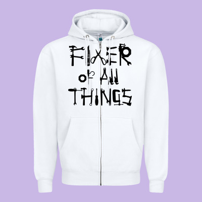 Fixer Of All Things Zipper Hoodie Designed By Lillyallendesigns