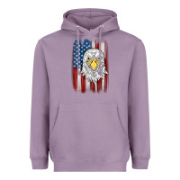 Lavender American flag eagle Heavyweight Hoodie - MaliasSmallBusiness