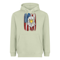 Matcha American flag eagle Heavyweight Hoodie - MaliasSmallBusiness