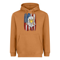 Meerkat American flag eagle Heavyweight Hoodie - MaliasSmallBusiness