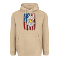 Mushroom American flag eagle Heavyweight Hoodie - MaliasSmallBusiness