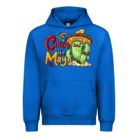 Cobalt Cinco de mayo with cactus Urban Hoodie - NancyCooperArtShop