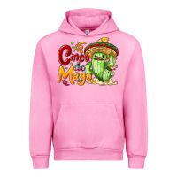 Fuchsia Pink Cinco de mayo with cactus Urban Hoodie - NancyCooperArtShop