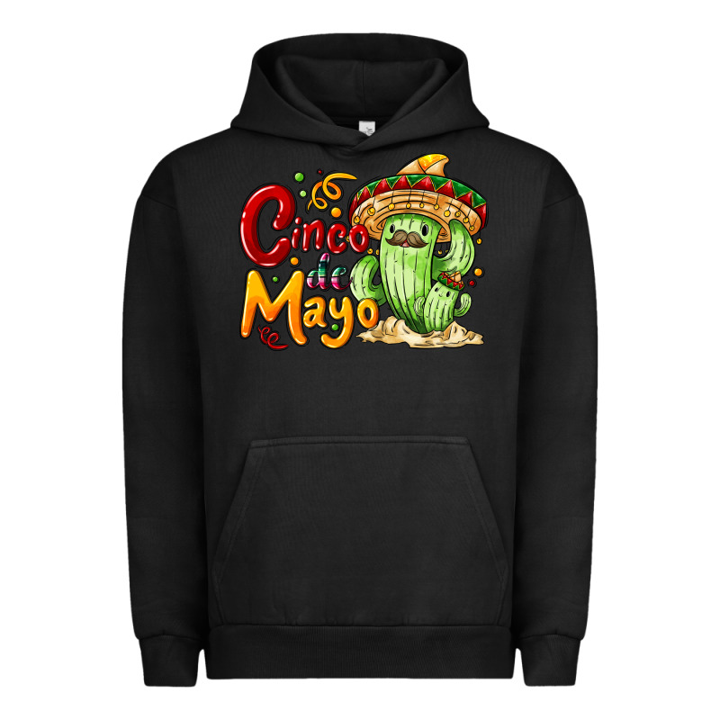 Cinco De Mayo With Cactus Urban Hoodie by NancyCooperArtShop | Teevron