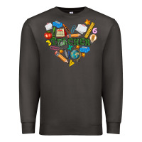 Smoke teacher heart Premium Sweatshirt - NancyCooperArtShop