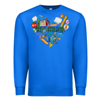 True Royal teacher heart Premium Sweatshirt - NancyCooperArtShop