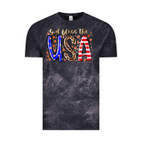 Cloud Black god bless the usa Vintage Tee - RacoonDesign