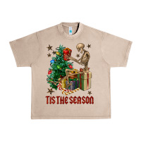 French Oak Skeleton tis the season Urban Heavy Tee - FaDigitalArtStudio