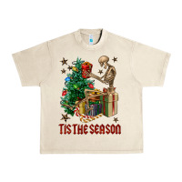 Sandshell Skeleton tis the season Urban Heavy Tee - FaDigitalArtStudio