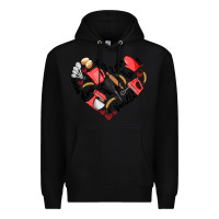 Black bake tools heart Premium Hoodie - Artiststas