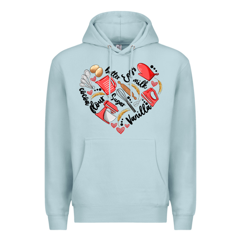 Bake Tools Heart Premium Hoodie by Artiststas | Teevron