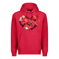 Cardinal bake tools heart Premium Hoodie - Artiststas