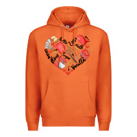 Carrot bake tools heart Premium Hoodie - Artiststas
