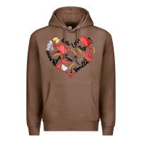 Chestnut bake tools heart Premium Hoodie - Artiststas